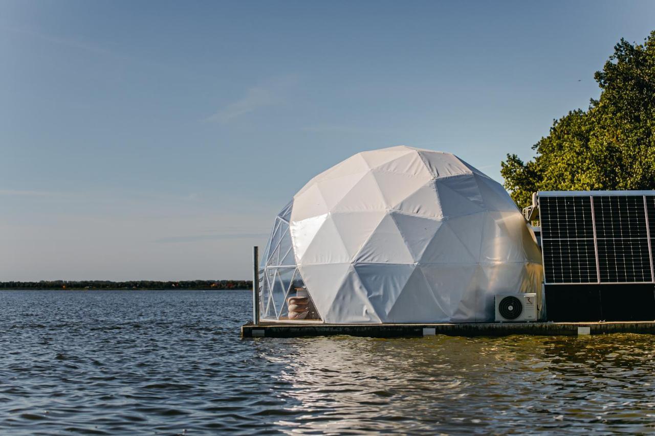 Grand Ht Houseboats - Domki Na Wodzie - Sauna, Jacuzzi, Kominek Мельно Экстерьер фото