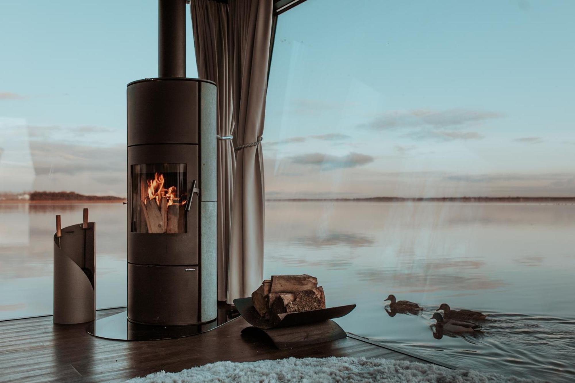 Grand Ht Houseboats - Domki Na Wodzie - Sauna, Jacuzzi, Kominek Мельно Экстерьер фото